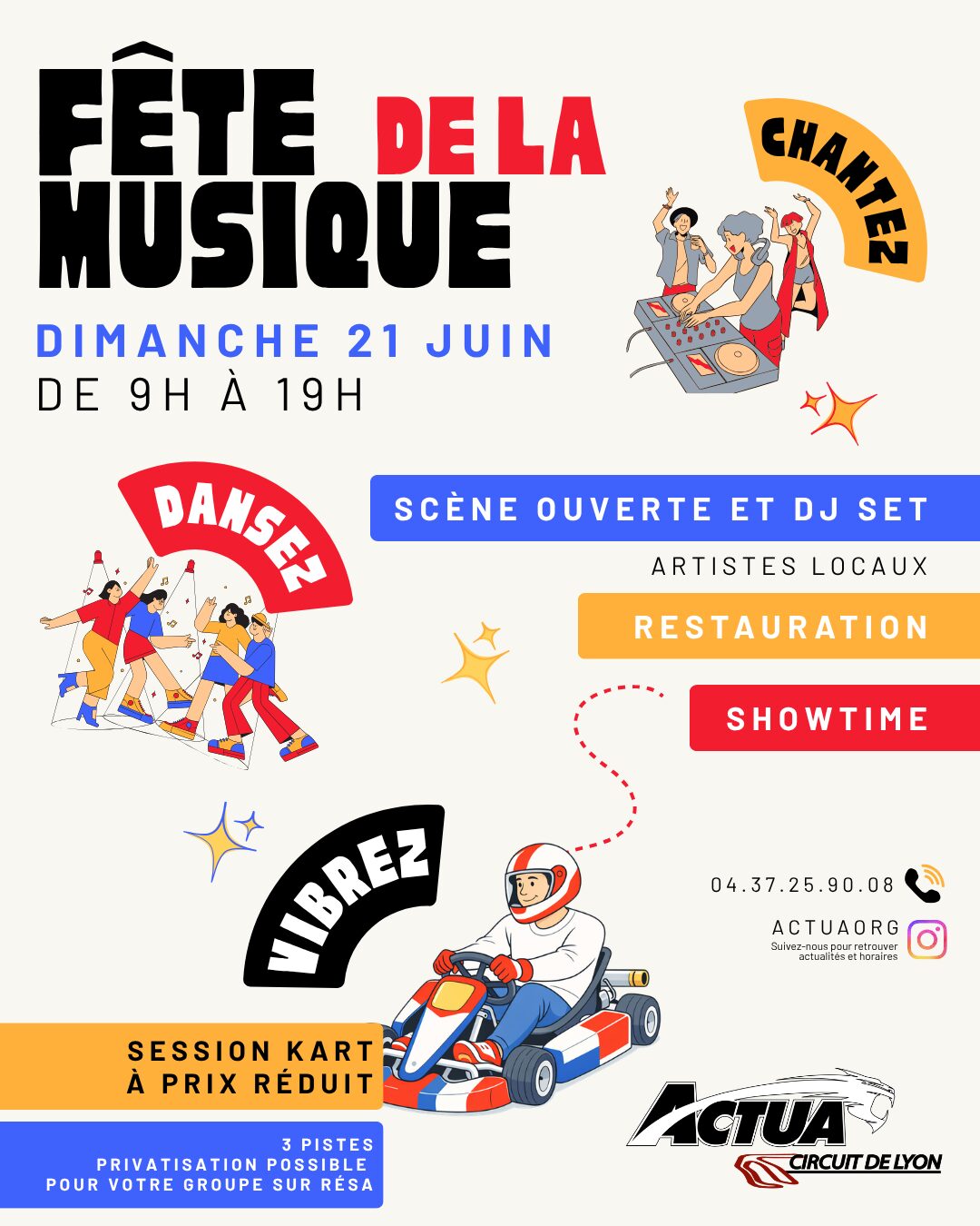 FÊTE DE LA MUSIQUE – ACTUA